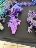 Blue purple crystal dragon