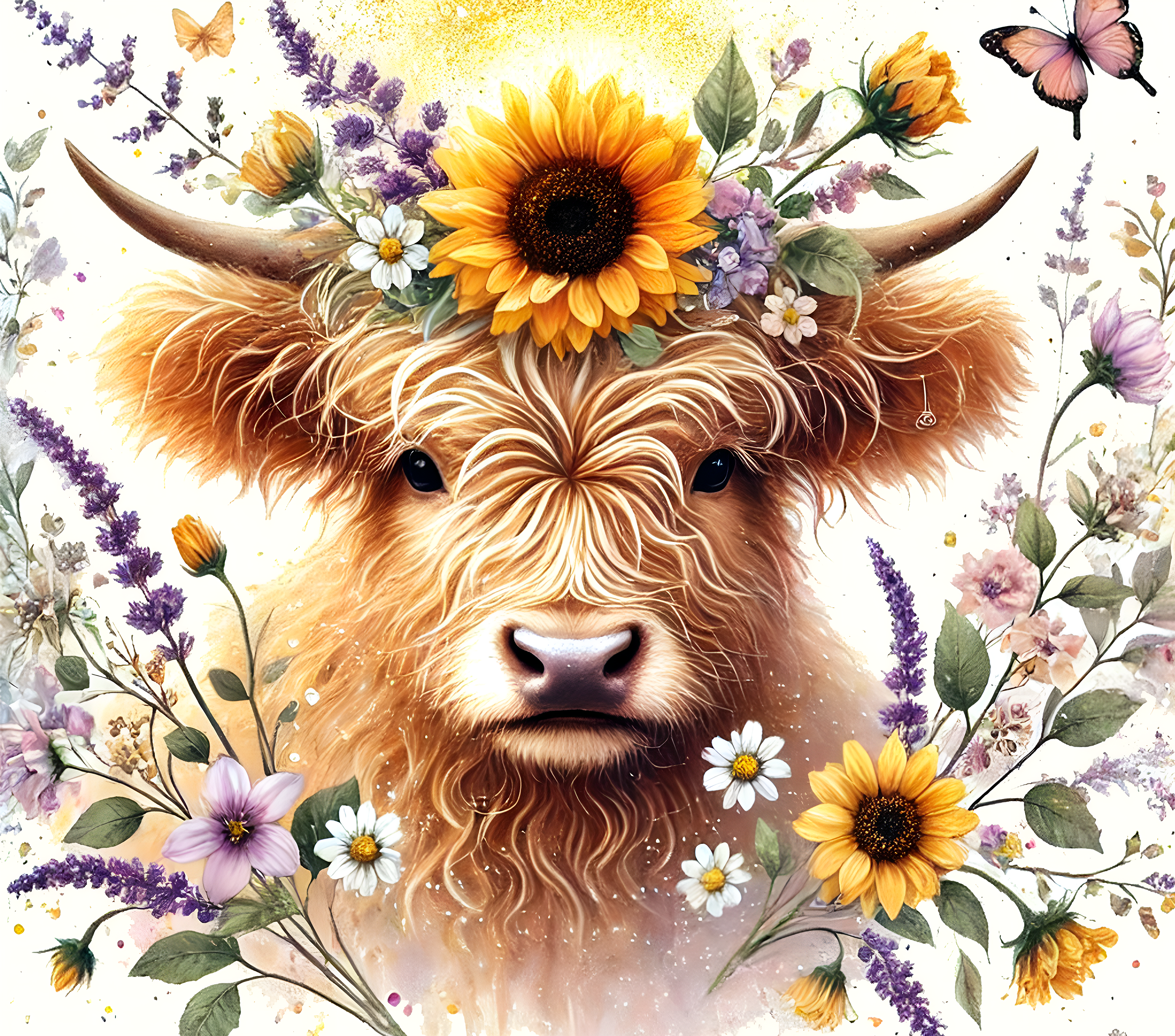 20-ounce Highland Cow Tumbler