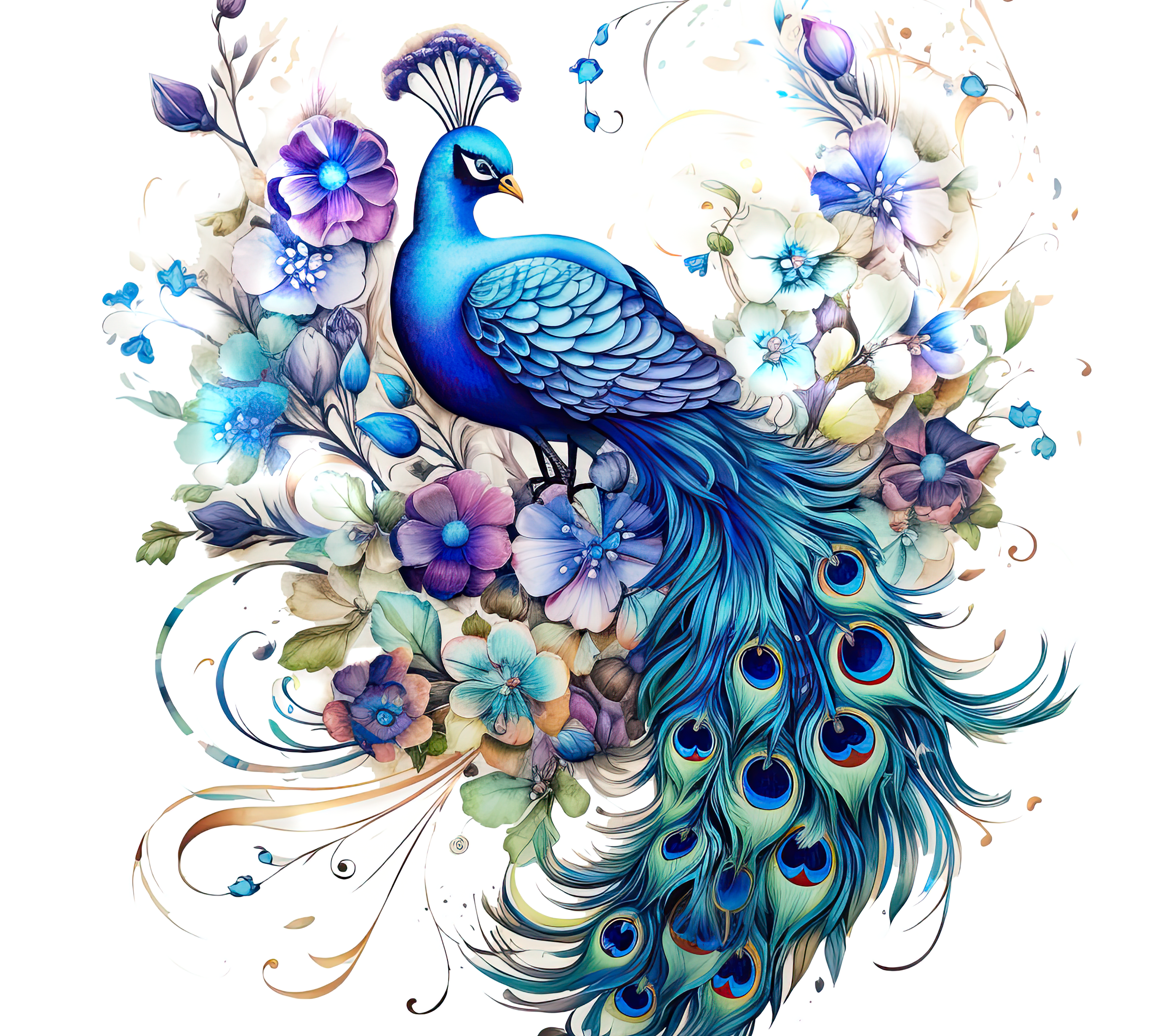 20-ounce Peacock Tumblers