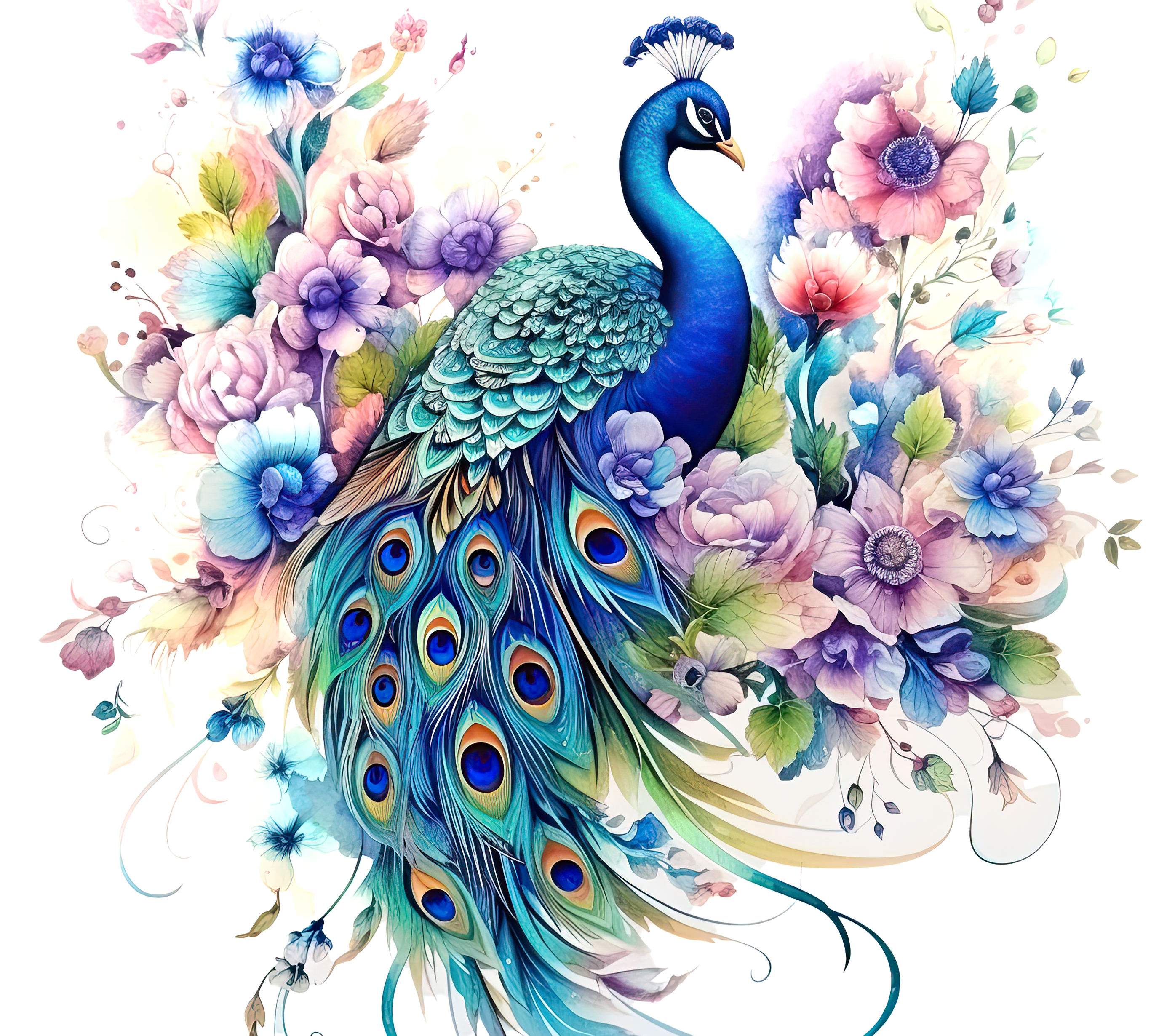 20-ounce Peacock Tumblers