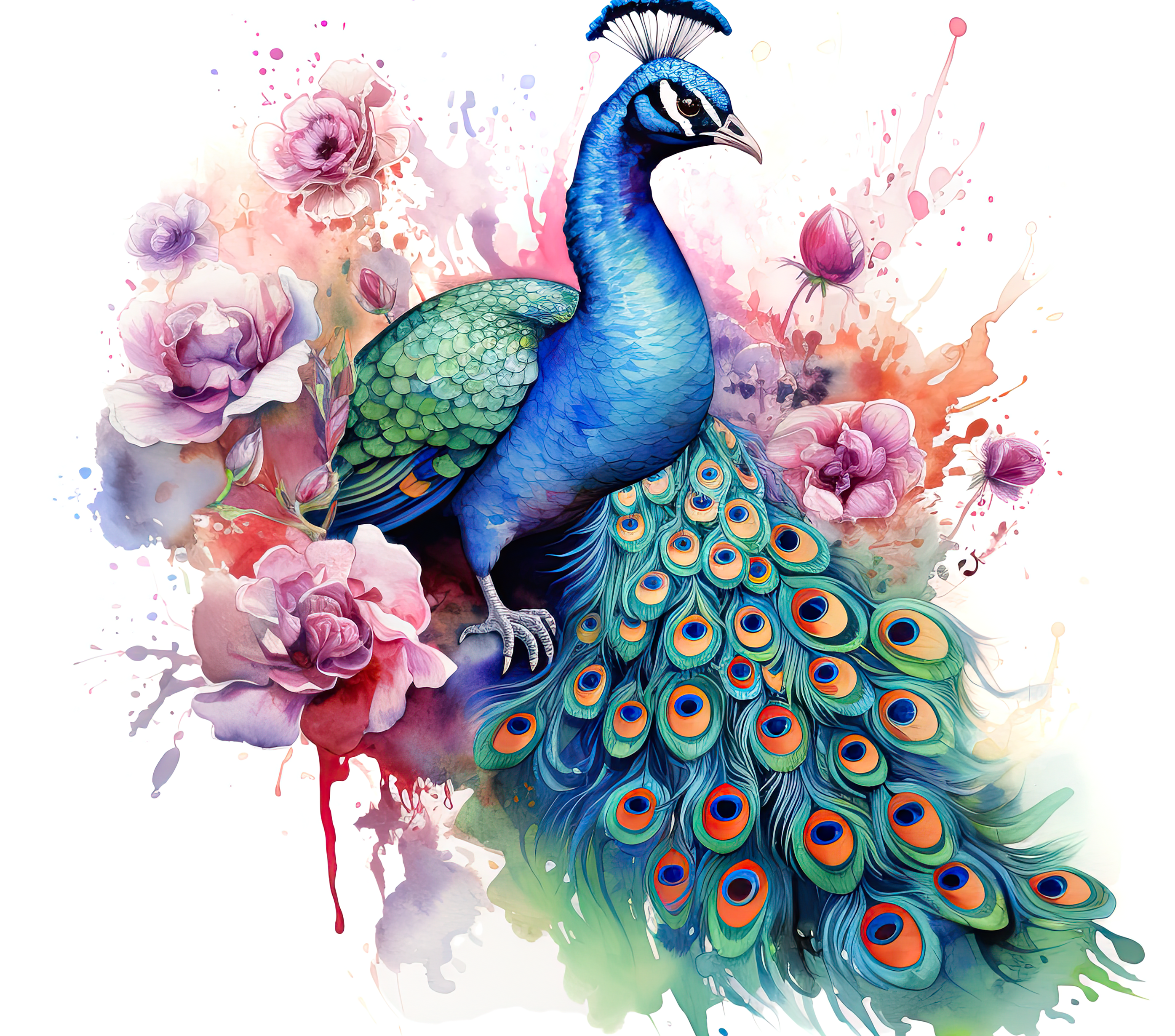 20-ounce Peacock Tumblers