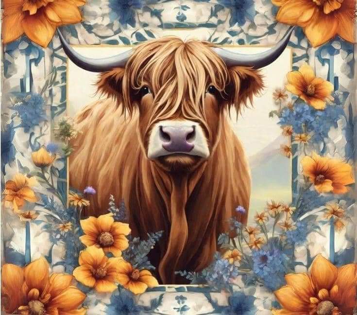 20-ounce Highland Cow Tumbler