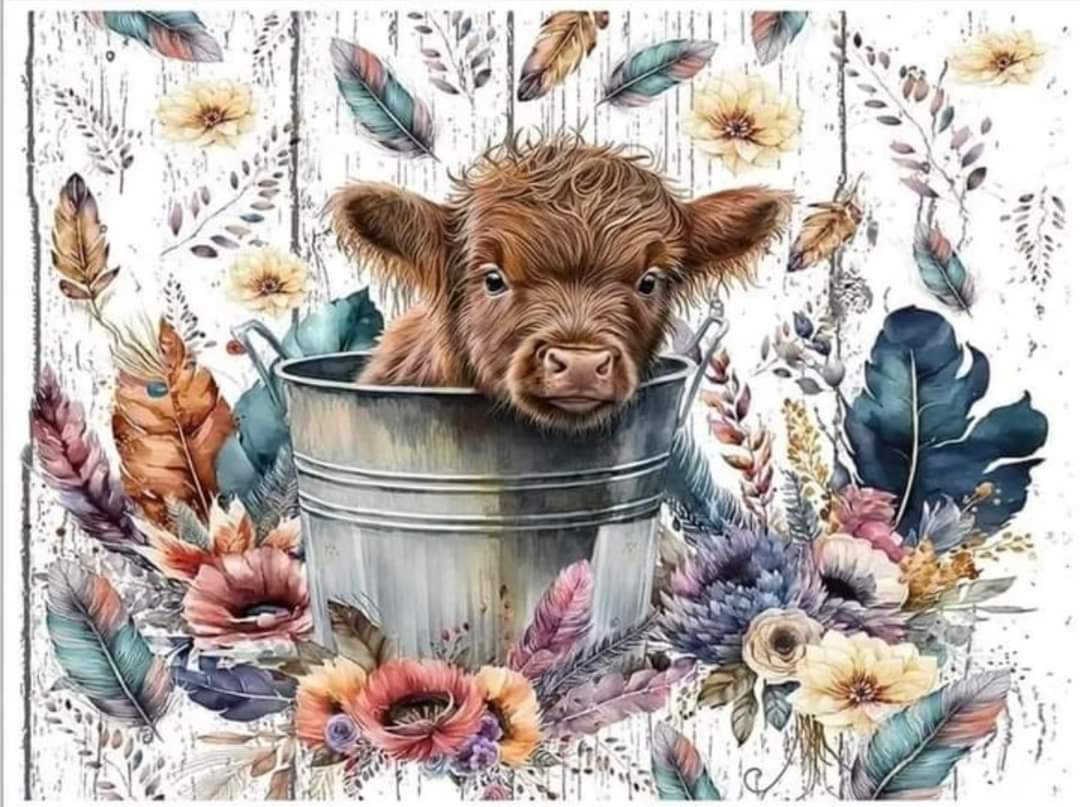 20-ounce Highland Cow Tumbler