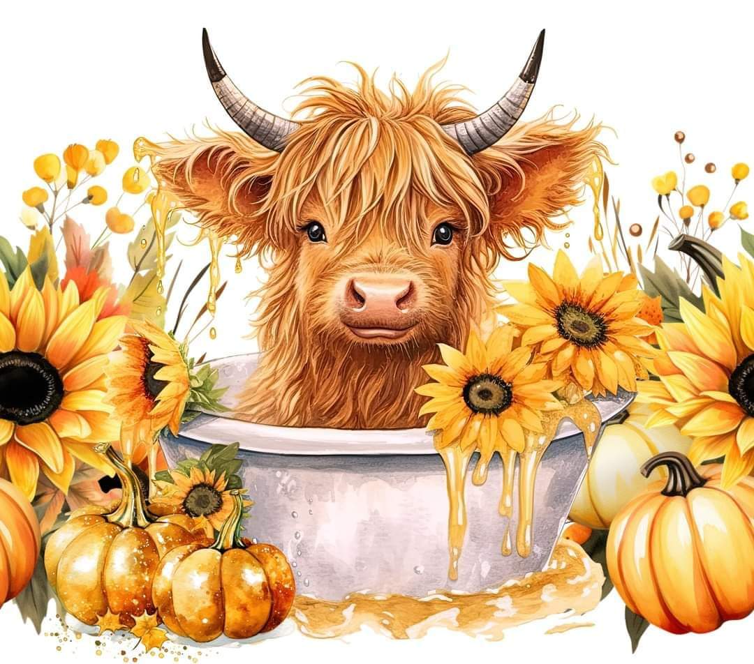 20-ounce Highland Cow Tumbler